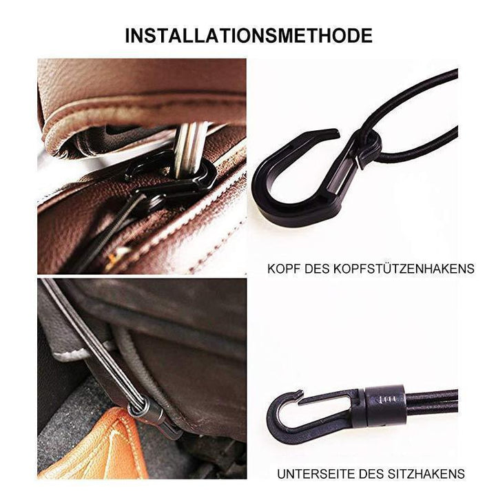 BowLift | Car Seat Storage Net Hook Organizer