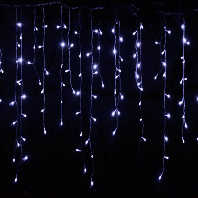 BowLift | LED Starry Sky Icicle Light String – Decorative Light Curtains for Christmas and Garden