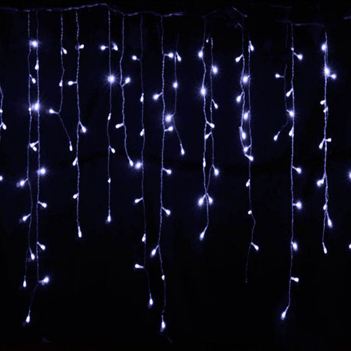 BowLift | LED Starry Sky Icicle Light String – Decorative Light Curtains for Christmas and Garden
