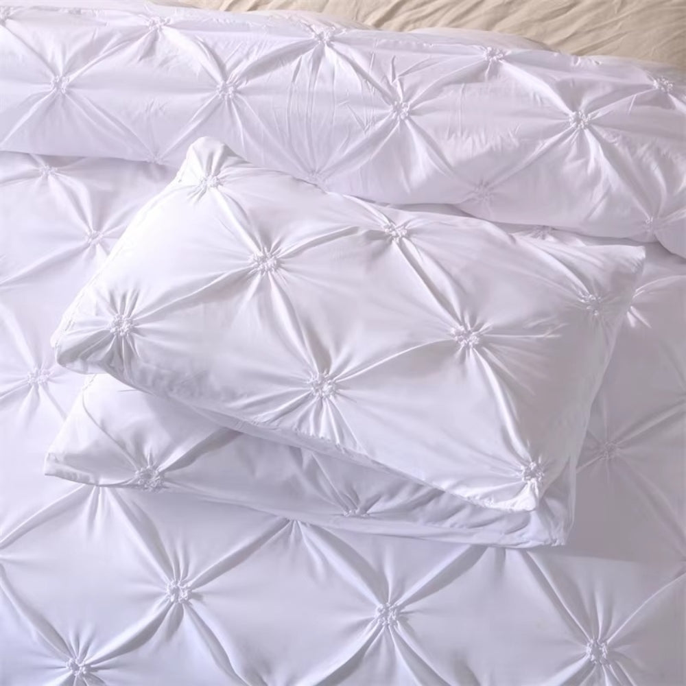 BowLift | Airweave Pintuck | 3pcs Duvet Cover Set