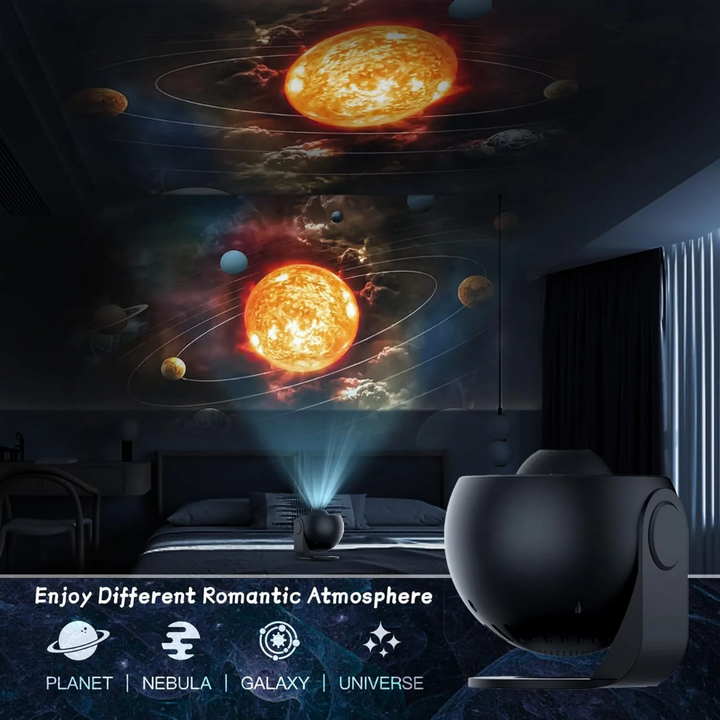 BowLift | Celestial Dreams: 360° Planetarium Galaxy Projector -  Full-room Coverage