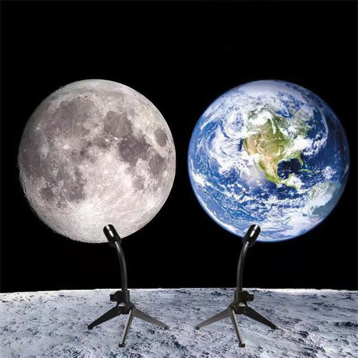 BowLift | Moon Earth Projection LED Lamp