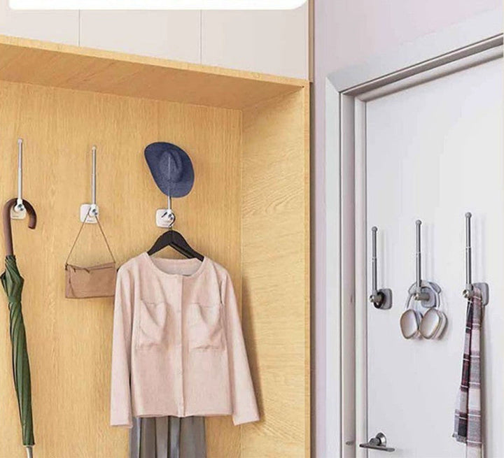 BowLift | No-Drill Curtain Storage Hanging Hooks