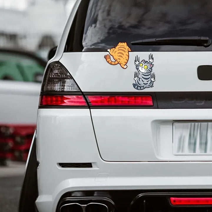 BowLift | Cute Cat Cartoon Car Sticker