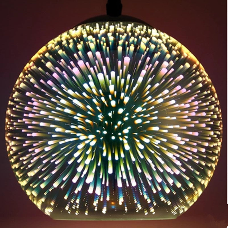 Fireworks Sphere – Silver – Without Light - Dia 30cm