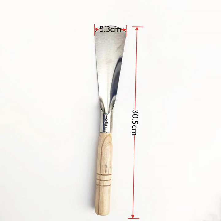 BowLift | Stainless Steel Weeding Tool and Trowel – Garden Tools with Wooden Handles