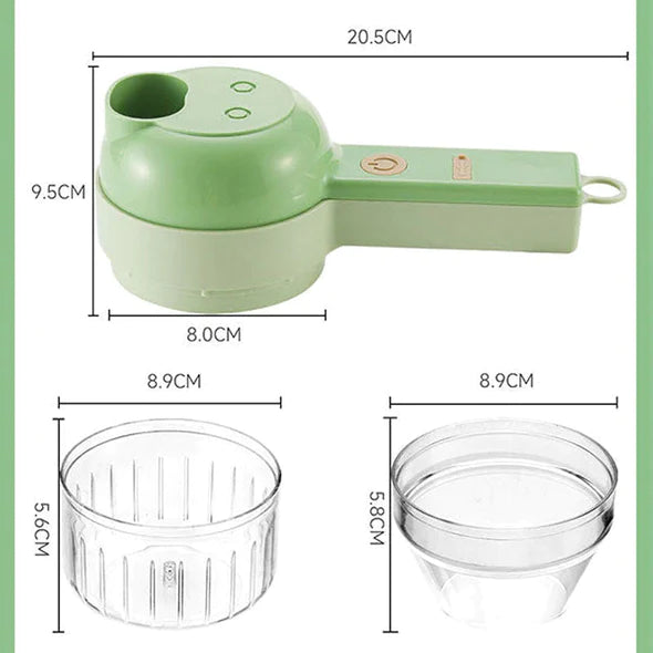 BowLift | 4 In 1 Handheld Electric Vegetable Cutter Set