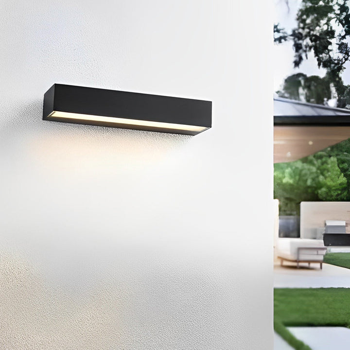 BowLift | Minimalist Black Waterproof LED Strip for Facade Lighting