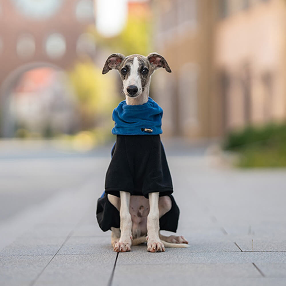 BowLift | Full Protection Polar Fleece Dog Overall with Removable Collar
