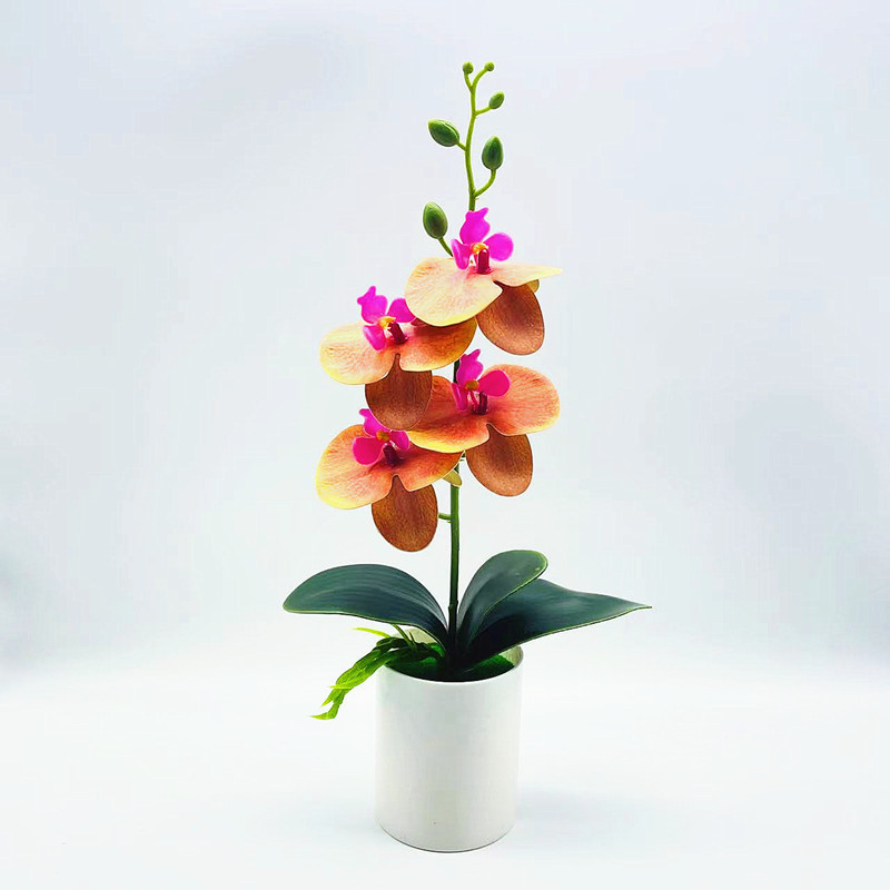 BowLift | Artificial Orchid Flower – Decorative Artificial Plant for Living Room and Table Decoration