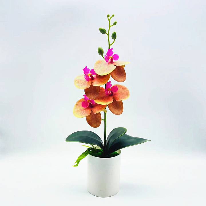 BowLift | Artificial Orchid Flower – Decorative Artificial Plant for Living Room and Table Decoration