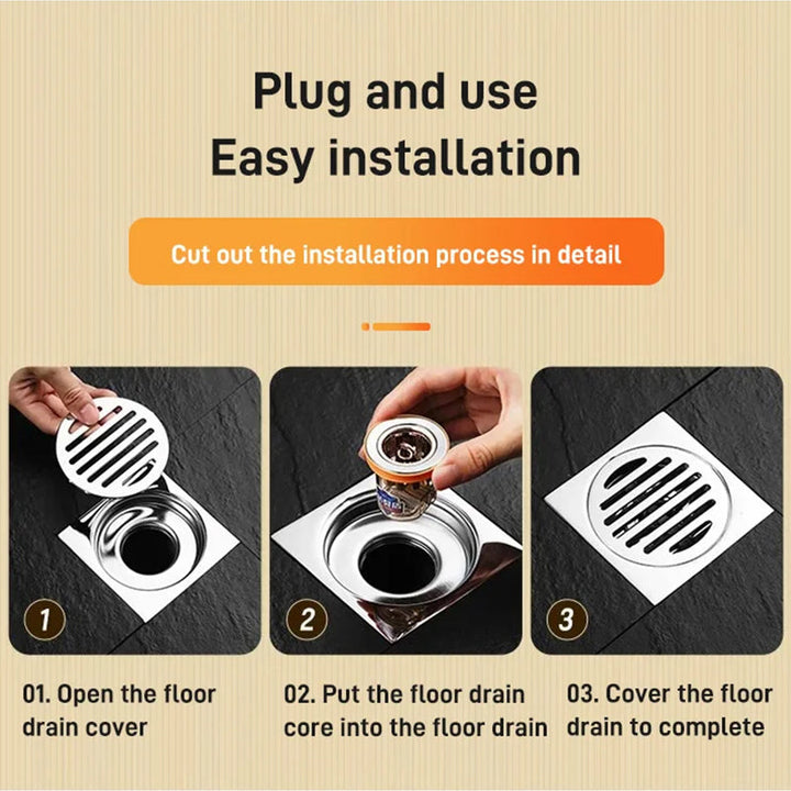 BowLift | Universal double deodorant drain core