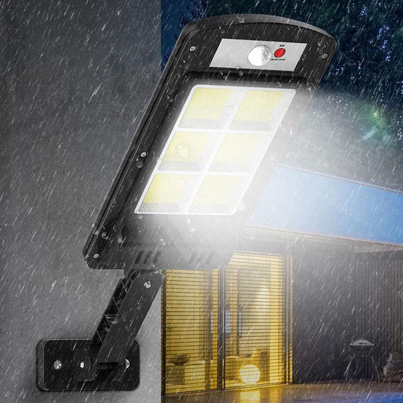 200W Outdoor Solar LED Lamp with Remote Control, Motion and Twilight Sensor | Bowlift