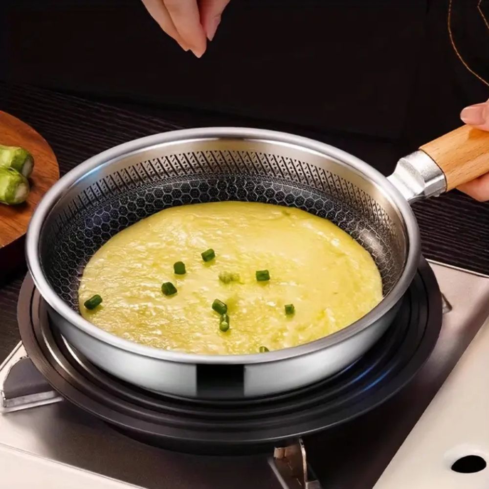 BowLift | Nature Grip Stainless Steel Pan