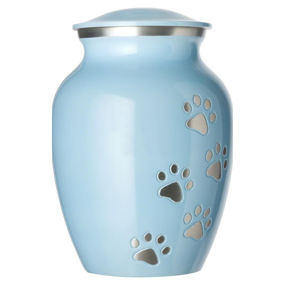 PawEternal • Hand-Carved Aluminum Pet Cremation Urn