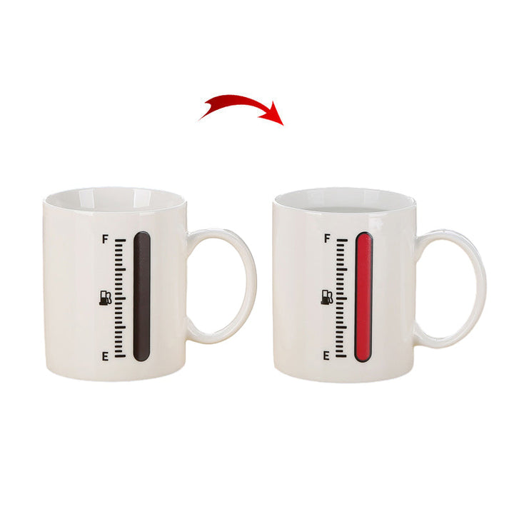 Full Fuel Programmer Magic Heat Sensitive Color Changing Ceramic Coffee Mug | Bowlift
