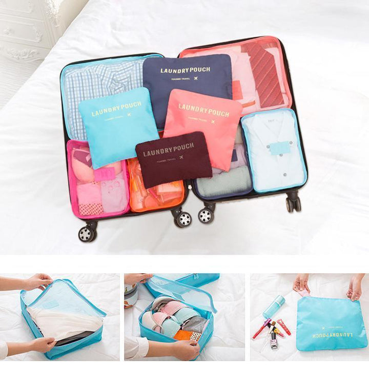 BowLift | 6 Pieces of Portable Luggage Packing Cubes