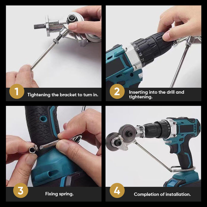 BowLift | Electric Drill Shears Attachment Cutter Nibbler