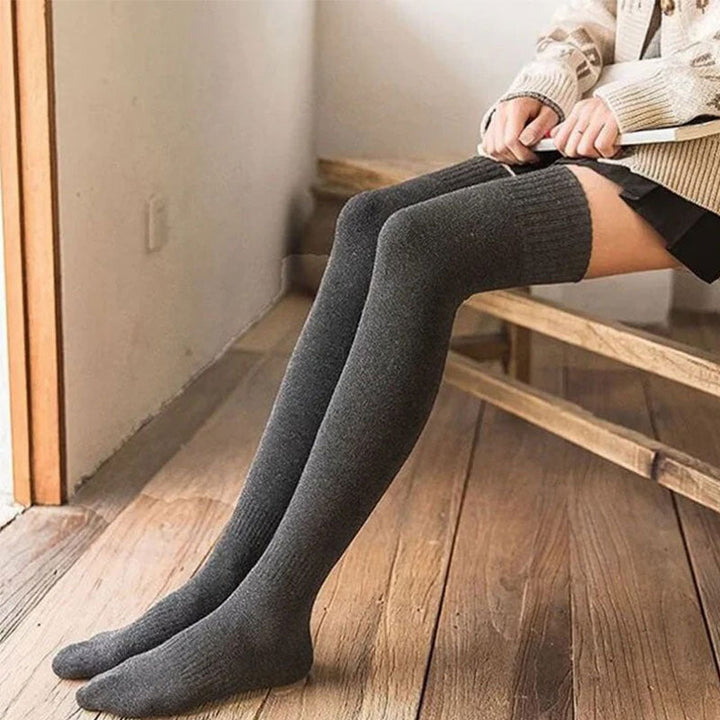 BowLift | Plush mid-high stockings