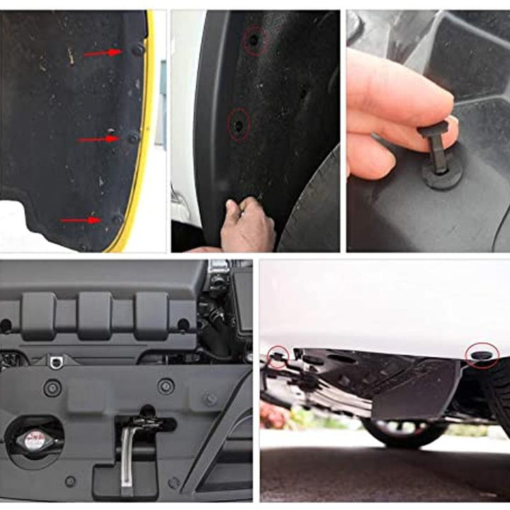 BowLift | Universal Car Plastic Fender Fastening Clips (150 Pieces)