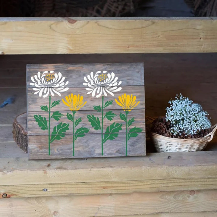 BowLift | Large Flower Stencils for Garden Fence