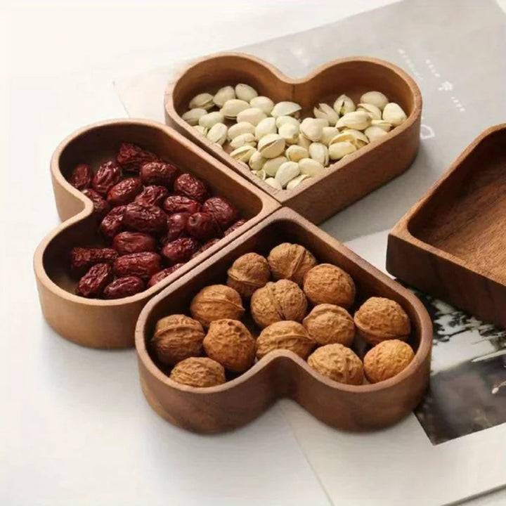 BowLift | Rustic Heart Snack Tray Collection | 4pcs