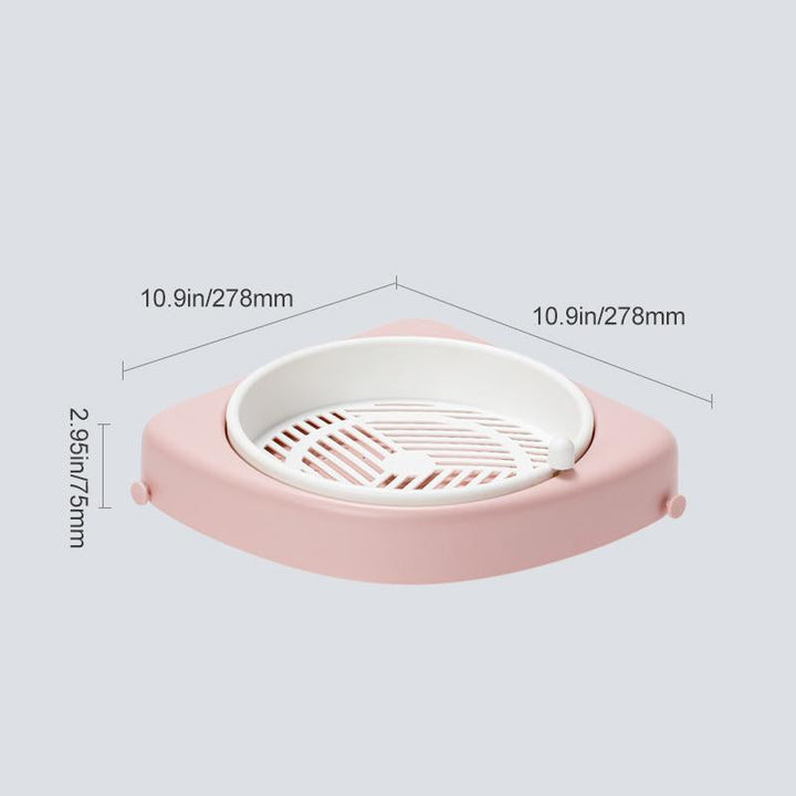Waterproof Rotating Bathroom Corner Shelf
