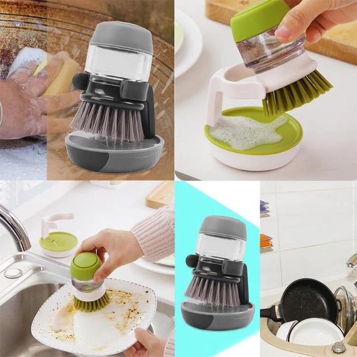 BowLift | Press-type Dishwashing Brush
