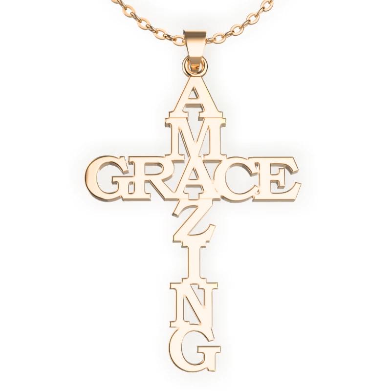 BowLift | Amazing Grace Cross Necklace