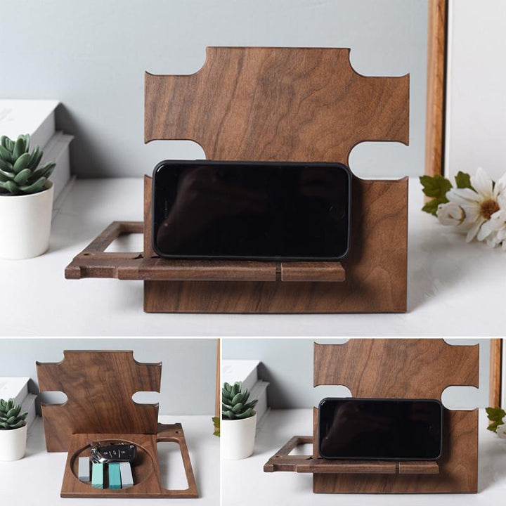 BowLift | Wood Desktop Storage Container