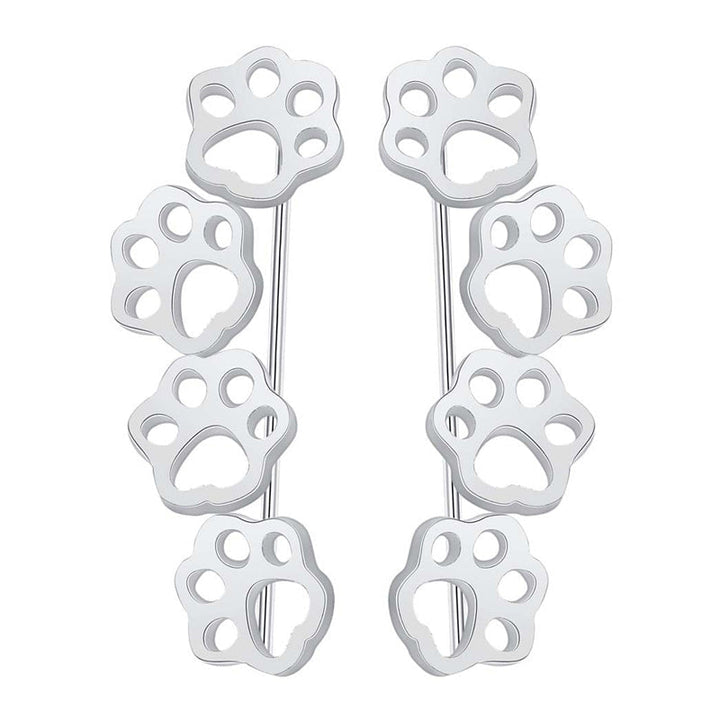 BowLift | Paw prints on my heart earrings