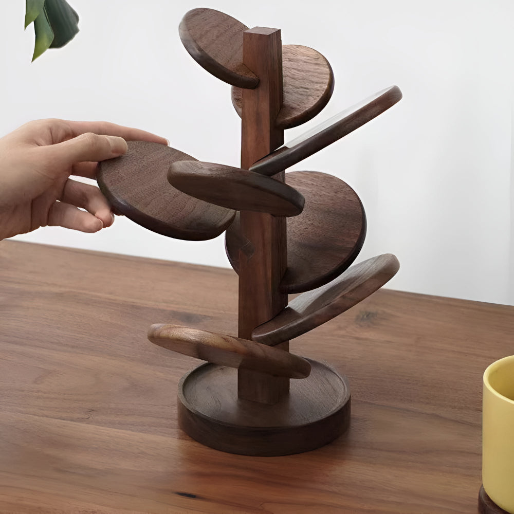 BowLift | Wooden Trivet Tree Coaster