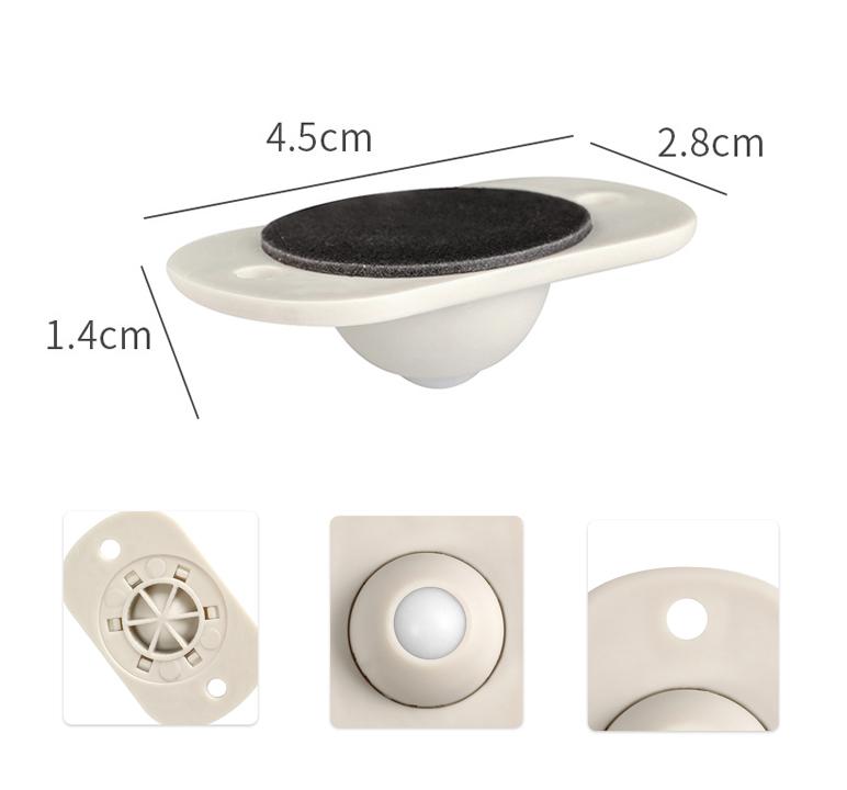 BowLift | Paste Type Pulley Universal Wheel (4 pieces)