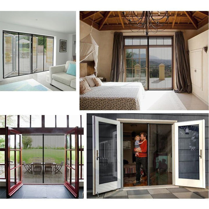 BowLift | Magnetic Fly Screen Door with Velcro Closure