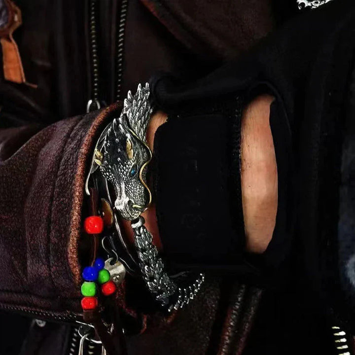 BowLift | Silver Handmade Dragon Chain Bracelet