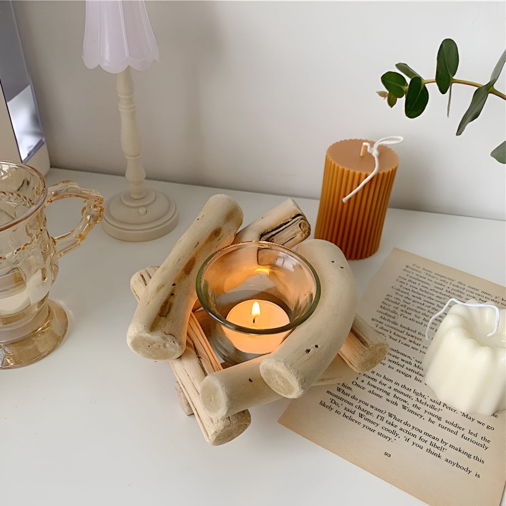 BowLift | Driftwood Haven Candle Holder