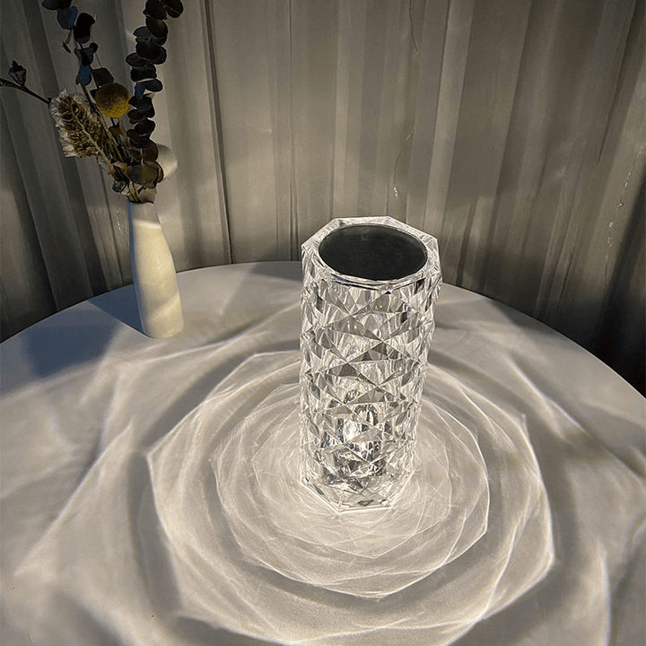 BowLift | Rose Rays Crystal Diamond Table Lamp