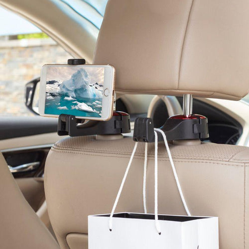 BowLift | Hook for car seats with phone holder