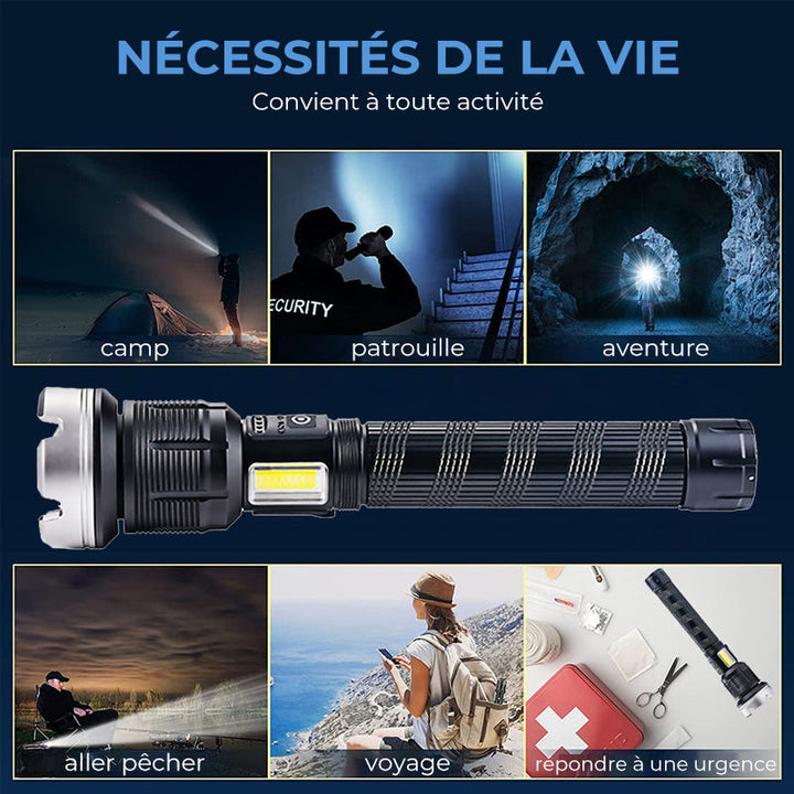 Zoom flashlight with LED | Bowlift