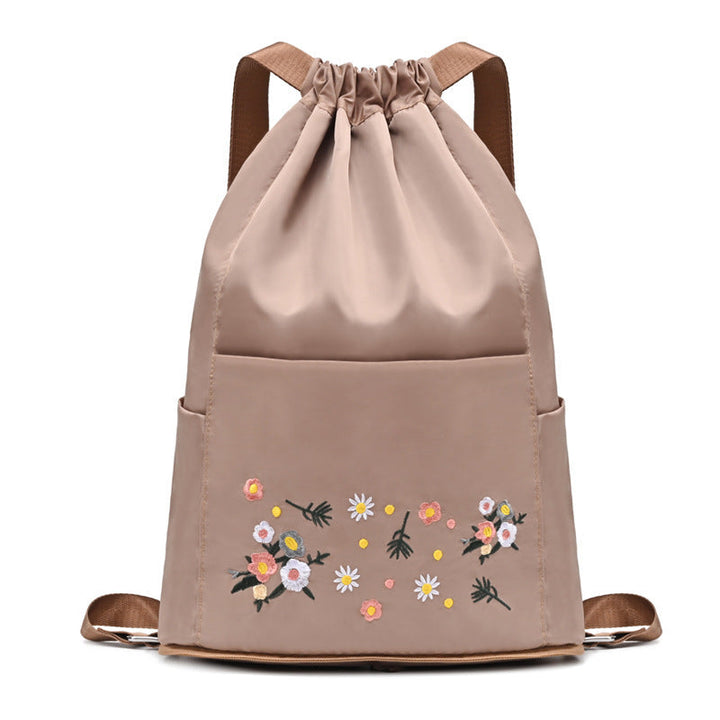 BowLift | Simple embroidered drawstring yoga bag
