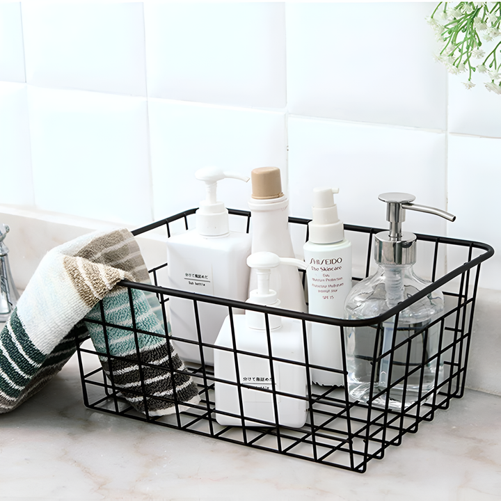 BowLift | Modern Wire Storage Basket with Handles – NeatBasket
