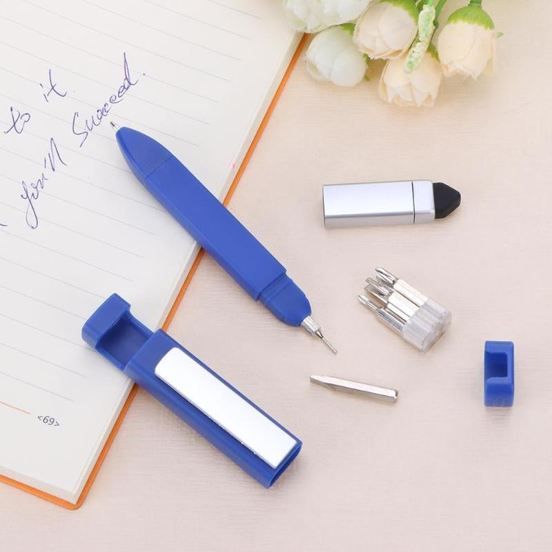 BowLift | Pencil-shaped phone holder with screwdriver sets
