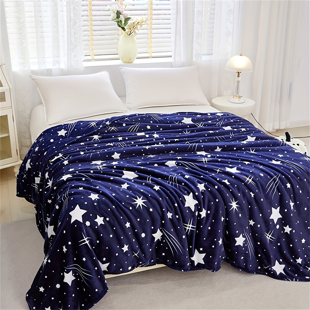 MeteorFleece – Soft Fleece Blanket with Meteor Pattern Bowlift