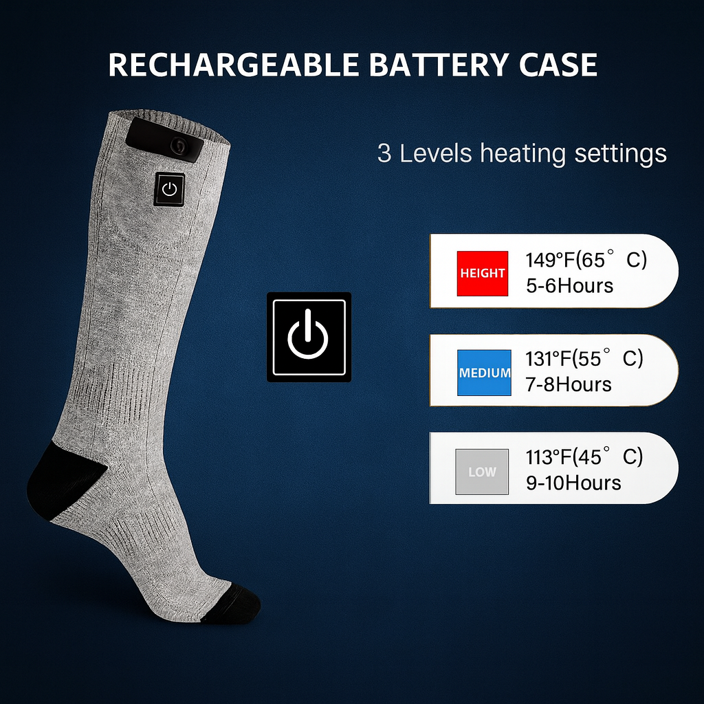 BowLift | Electric Heat Circulation Cold-Weather Winter Socks