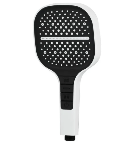 BowLift | HydraLux 7-Setting Shower Head – Water-Saving & Anti-Scale – Square Chrome