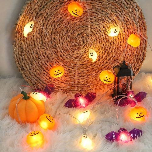 BowLift | Halloween Lights Battery Powered Pumpkin String