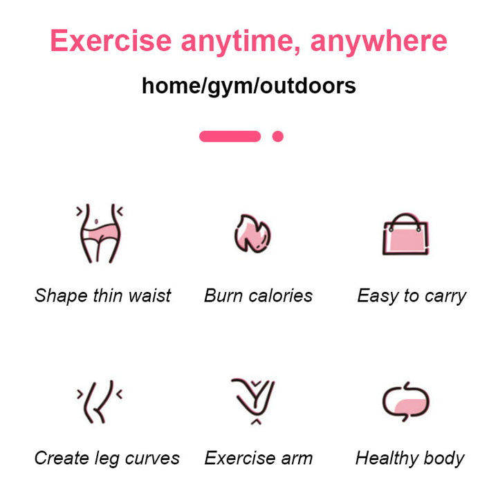 Weighted Fitness Hoop for At-Home Cardio Workouts