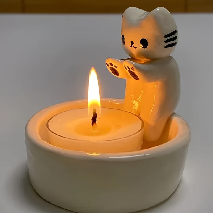 CharmingCat - Playful Resin Candle Drawer for Organization Bowlift