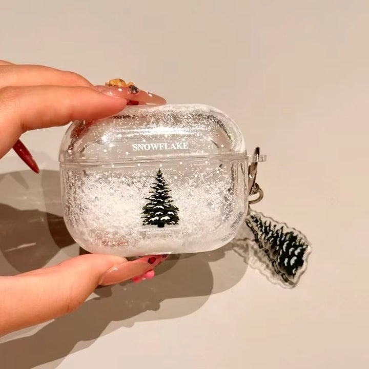 BowLift | Frosted Tree Protective Transparent AirPods Case