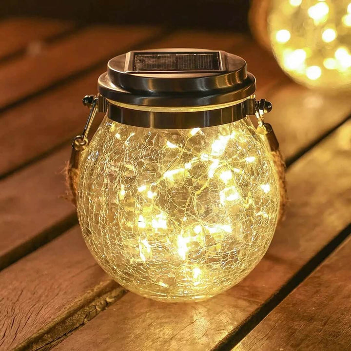 BowLift | SunGlow - Warm Solar Glass Lamp